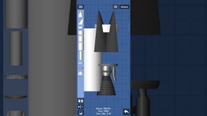 Ракета за 1 минуту за 5 минут и за 15 минут в игре Spaceflight Simulator.