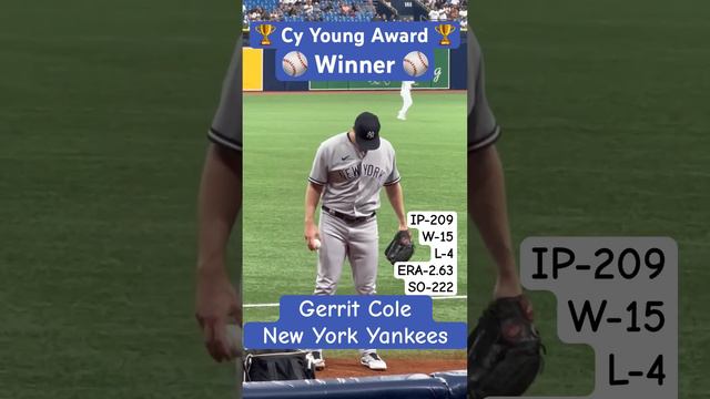 NYY Ace Gerrit Cole wins the 2023 AL 🏆 Cy Young Award 🏆 #baseball #⚾️ #Life #MA2tv