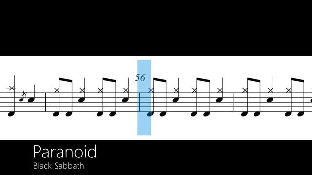 Black Sabbath - Paranoid - On Drum
