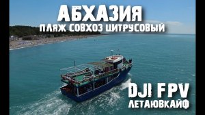 Абхазия...Совхоз Цитрусовый...Пляж...