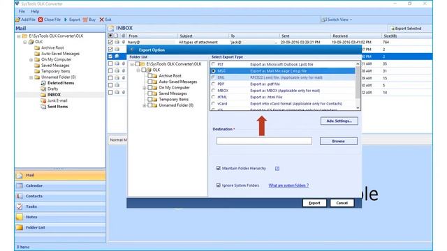 Convert OLK to Office 365, PDF, HTML, MBOX, ICS & VCF (OLK14 & OLK15) смотреть онлайн