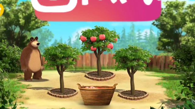 Мультфильм Игра для малышей Маша и Медведь 🐻 🌽 🐿 🐻 🌽 🐿 🐻