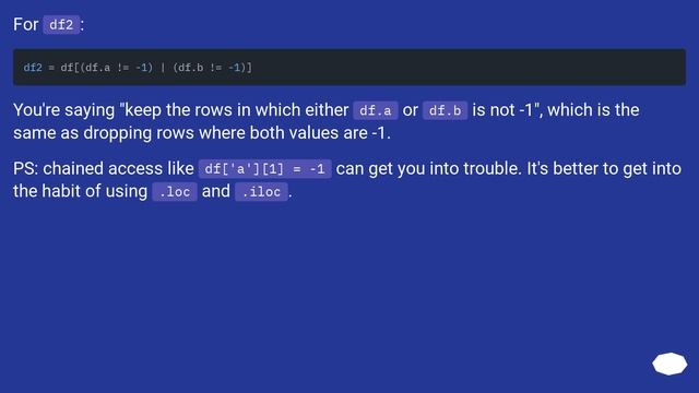 pandas: multiple conditions while indexing data frame - unexpected behavior