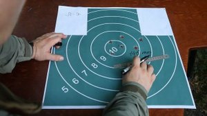 5 пуль от ТЕХКРИМ, 12 калибр. Тестовый отстрел. Ружьё РЫСЬ. Пули: Легенда-М, УНО 35/40, Ленинградка