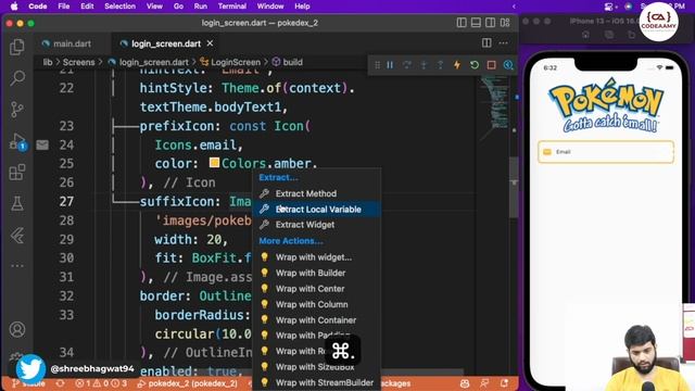 EP - 01 Authentication UI | POKEDEX | Riverpod 2.0 | MVVM | FlutterFire