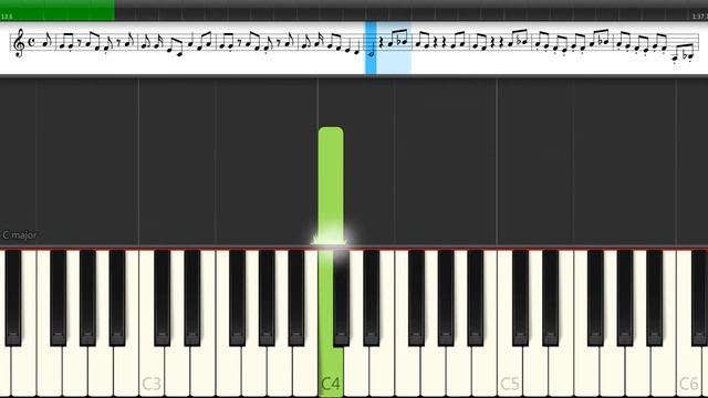 "Антошка" детская песенка на пианино, учимся играть самостоятельно легко и просто, смотрим повторяе смотреть онлайн
