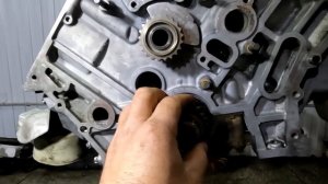 Замена успокоительное цепи М272 мотор W211.