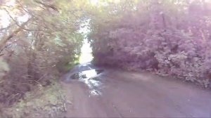 Озеро, котлован в Ульяновске, путь к нему со стороны центра.