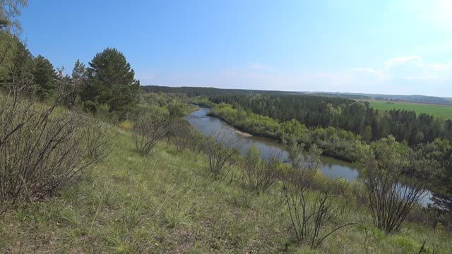 Вид на Бердь и урочище Красково смотреть онлайн