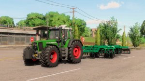 Farming Simulator 22 / Карта Сосновка / Дискование, посев рапса, уборка сои Fendt, John Deere, Claas