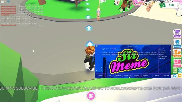 ROBLOX CHAT SPAM SCRIPT SPAM ANY TEXT YOU WANT IN CHAT