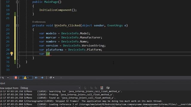 Xamarin.Forms Como obtener información sobre nuestro dispositivo (Android,iOS)Visual Studio 2019 смотреть онлайн