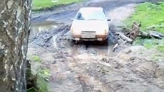 озеро Аргази. ВАЗ проходит овраг смотреть онлайн