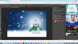 Photopea: как соединить две фотографии в одну?