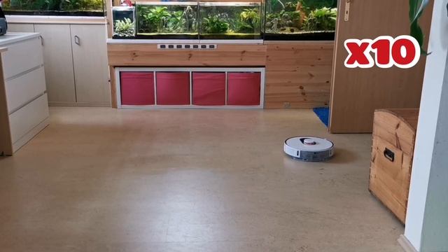 Roidmi Eve Plus Saugroboter / Wischroboter Zeitrafferaufnahmen der Reinigung. Bester Roboter?