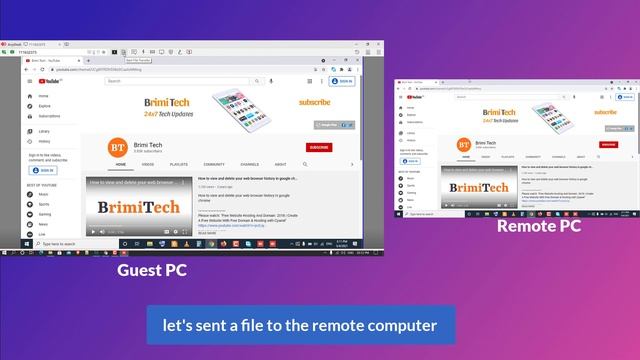 How to use AnyDesk to Access Remote Computer, Transfer Files , Chat and screen share to Another PC смотреть онлайн