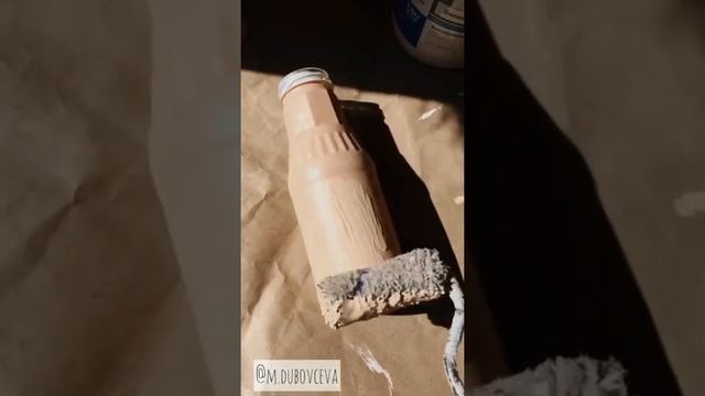 DIY Ваза из бутылки из-под сока - вторая жизнь вещей.