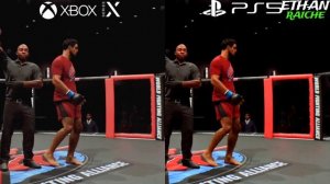 EA Sports UFC 5 PS5 vs Xbox Series X Graphics Comparison