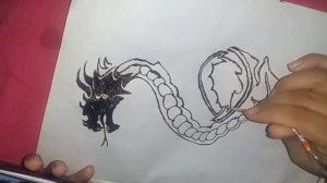 How To Make a simple Dragon Tattoo| Dragon henna tattoo design|Dragon Tattoo &art by tayyaba Khalid