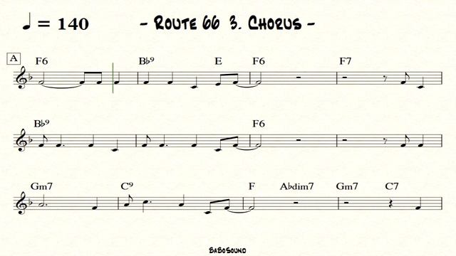 Route 66 Backing Track For Bass смотреть онлайн