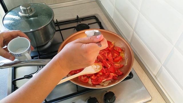 Итальянская кухня. Паста со свежих помидор. Вегетарианские рецепты