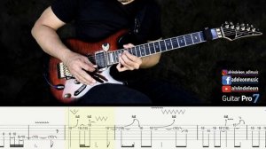 RICHARD MARX | ANGELIA SAX & GUITAR SOLO with GUITAR PRO7 TABS and BACKING TRACK ALVIN DE LEON 2020