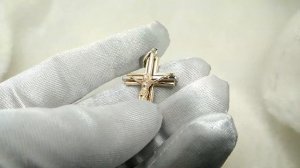 Золотой мужской крестик