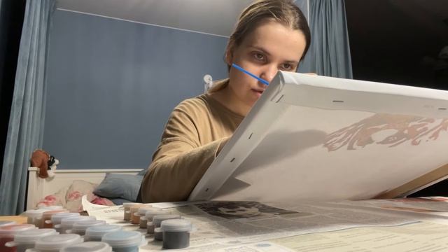 Раскрашиваю картину по номерам!