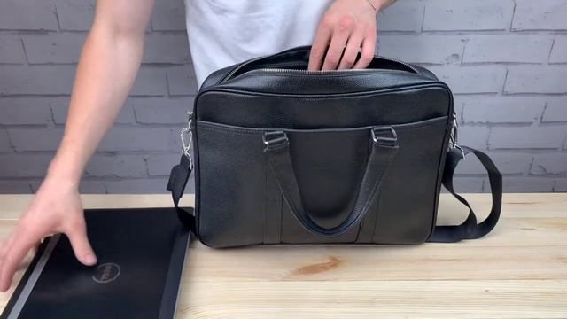 Обзор мужской кожаной сумки Tiding Bag смотреть онлайн