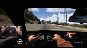 GTA5 WITH A STEERING WHEEL AMAZING Logitech G29 4K