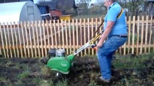 Вспашка целины культиватором Viking