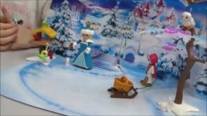 Frozen Playmobil Харибо адвент календарь Эльза Игрушки Конфеты  Advent Calendar 2016 day 7-9