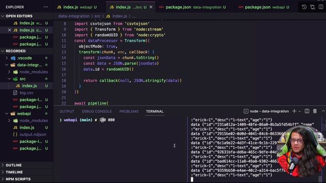 Node.js Streams + Rate Limiting = Mastering Data Processing Advanced JavaScript|| Erick Wendel