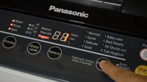 Panasonic NA-F62B5HRB Fully-automatic Washing Machine REVIEW/DEMO