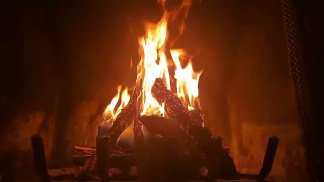 Звук огня в печи. / Звуки костра. / Звуки огня для снятия стресса, расслабления. смотреть онлайн