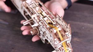 Собрал Действующий Корабль из Дерева / Ugears