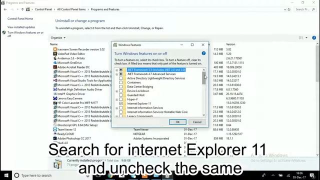 How to uninstall IE 11 from Windows 10 смотреть онлайн