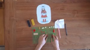 Лепка "девочка в зимней шубке"