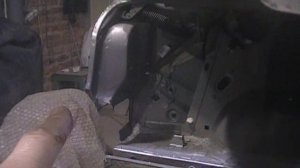 РЕНО ЛОГАН 2.Удар в зад.Кузовной ремонт