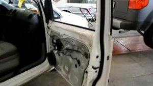 Установка бокового стекла