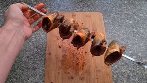 ШАШЛЫК из РЫБЫ | СКУМБРИЯ на мангале! ENG SUB