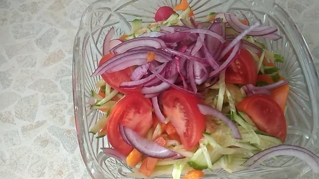 ЛЕТНИЙ САЛАТ за копейки! В марте. Полезнейший!!!