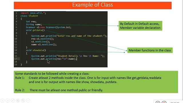 Class and Objects in Java- Day 9-Easy Programming