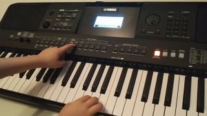 Распаковка синтезатора Yamaha PSR-E463 | Сын в восторге |