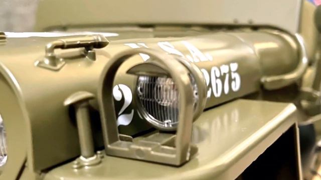 (1941 Willys Jeep) Details! FMS 1:6 SCALE MB SCALER