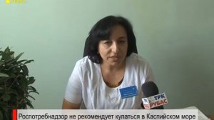 Роспотребнадзор не рекомендует купаться в Каспийском море