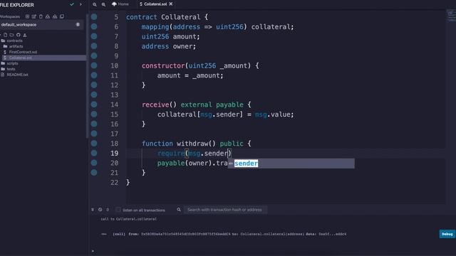 Ethereum #4: отображения (mapping) и первый взрослый смарт-контракт смотреть онлайн