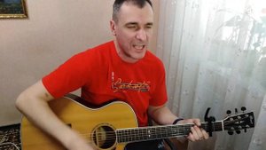 Анимация - " Белая берёза "  кавер под гитару