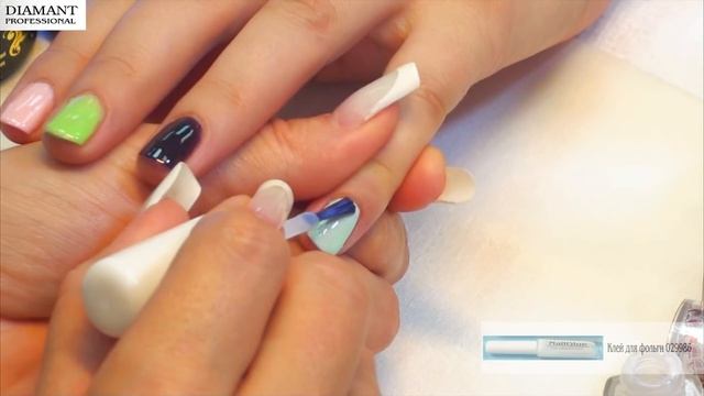 Гель лак. Секреты нанесения фольги с принтом 2015г. смотреть онлайн