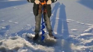 площадка под шуруповёрт для бурения льда